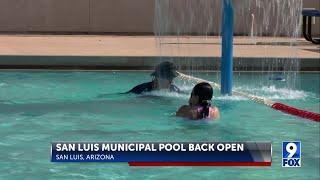 San Luis Municipal Pool back open after 2-year renovation