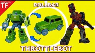 How to Transform Rollbar Throttlebot Weijiang ️ Autobots Transformers combiner 6in1 tutorial