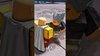 When the Goofy Friend meets the Tryhard Friend in ROBLOX Saitama Battlegrounds