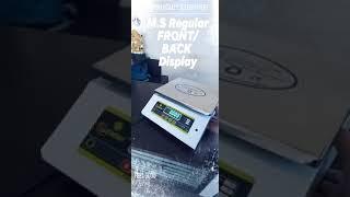 REGULAR METAL FRONT/BACK DISPLAY. PAN SIZE 240*290 MM.  CAPACITY 30KG