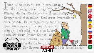 #551 Deutsch lernen mit Geschichten | Deutsch lernen durch Hören | A2-B1 | Learn German with stories