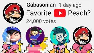 Favorite YouTube Peach? SMG4, Level UP, TerminalMontage, Gabasonian