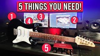 BEST GUITAR HOME STUDIO SETUP (finally record like a PRO!)