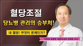 혈당조절 잘하는 방법  당뇨병 궁금증 해결 / 가천대 길병원 내분비내과 김병준 교수