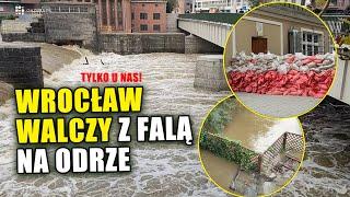 Wrocław. Fala wezbraniowa na Odrze dotarła do miasta