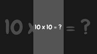 Square of 10? | #Shorts