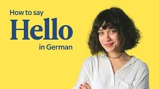 How To Say Hello In German | German Greetings | German In 60 Seconds