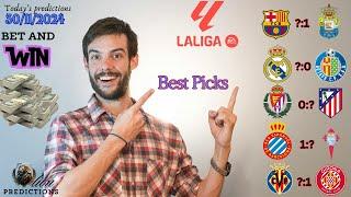 La Liga Game week 15 predictions | Goals  | Cards | Corners| 30/11/2024 - To - 02/12/2024 | Sat-Mon|