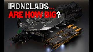 Drake Ironclads are HOW BIG? Renders with Kraken, Liberator, & Caterpillar Star Citizen ILW