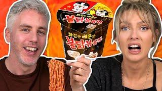 Irish People Try Spicy Instant Ramen