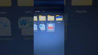 Easiest way to convert ms word file to pdf offline, no website. #windows #features #shorts