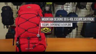 Mountain Designs 30 & 40L Escape Daypack