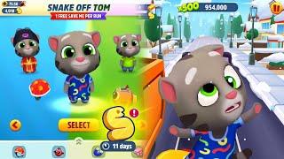 Talking Tom Gold Run Christmas - Snake Off Tom - New Update - Snake Dash Event - Android Gameplay