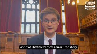 Sheffield City Council Leader Cllr Hunt speaks about the Race Equality Commission