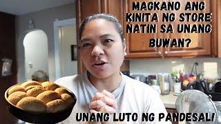 BUHAY AMERIKA:MAGKANO ANG KINITA NATIN SA UNANG BUWAN NG PAGTITINDA SA BOOTH  UNANG PANDESAL NA LUTO