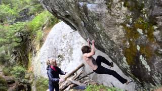 Daniel Woods on the First Ascent of La Force Tranquille V15