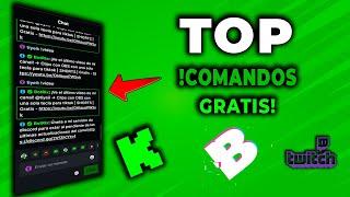 ¡Los mejores comandos para  Kick y/o Twich! Tutorial Botrix | tiyeii