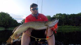 Ep24. Kayak fishing for Northern Pike. Precision Angling