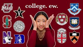 2021 college decision reactions lol