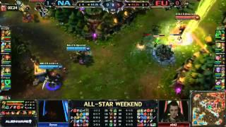 2013 ALL-STAR League of Legends NA vs EU game 2