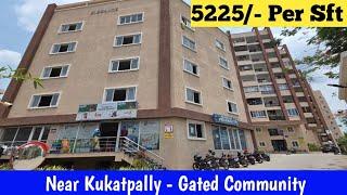 5225/- Per Sft Near Kukatpally Gated Community - Brand New 2BHK & 3BHK Flats For Sale in Kukatpally
