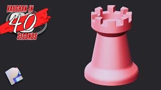 Plasticity | Model a Chess Rook