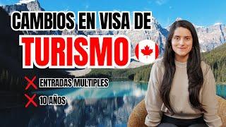 Canadá suspende nuevas visas de turismo por 10 años. Soluciones a cambios