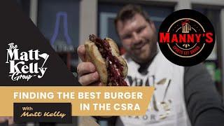 Finding The Best Burgers In The Greater Augusta Area w/ Matt Kelly - Manny’s Sports Off Broad