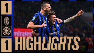 ZALEWSKI’S ASSIST AND DE VRIJ’S EQUALISER  | AC MILAN 1-1 INTER | HIGHLIGHTS | SERIE A 24/25 