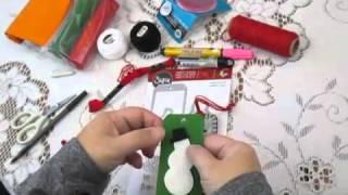 Felt Snowman Tags with Sizzix Framelits Dies