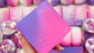 ASMR SOAPCompilation setCrushing soapCutting soap cubesFOAM&GLITTER&STARCH