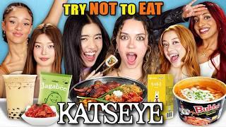 KATSEYE Tries Not To Eat - K-Pop Idols Favorite Foods!