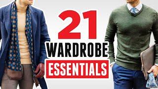 21 Wardrobe Essentials EVERY Young Man Needs To Own (Style Basics For Men) RMRS Fashion Videos