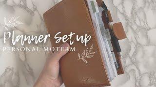 Current Planner Setup | Personal Moterm Planner | Moterm Veg Tan