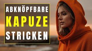 Kapuze stricken leicht gemacht - angestrickt oder abknöpfbar