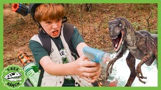 Invasion of the Dinosaurs | @TrexRanch | NEW Superhero Cartoon for Kids | Moonbug Kids
