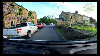 Burnley (UK) countryside area lovely cinematic view