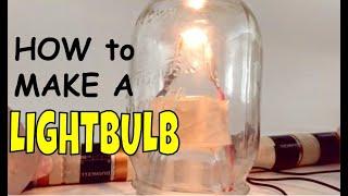 How to make a light bulb Experiment (homemade light bulb)