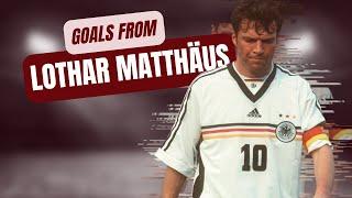 A few career goals from Lothar Matthäus