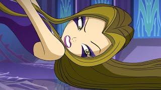 Aisha can't walk in Darcy's heels | Winx Club Clip