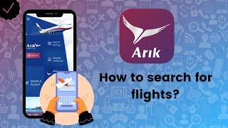 How to search for flights on Fly Arik Air?