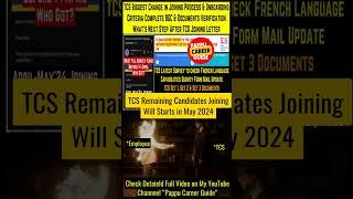 TCS Remaining Joining Updates, Documents Uploading New Process 2024 #shorts #short #viral #trending