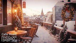 ️ Winter Jazz Piano Cafe: Cozy Christmas Ambience | Relaxing Coffee Shop Music