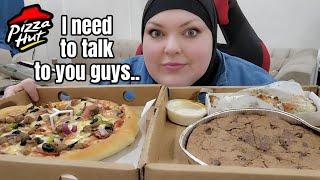 MIDNIGHT PIZZA HUT TRIPLE TREAT BOX MUKBANG