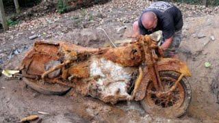 Restoration RUSTY Motorcycle - Half Year in 38 Mins