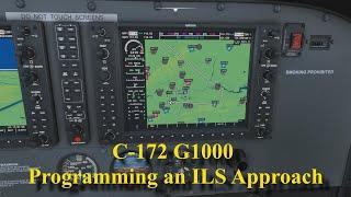 FS2020: The C-172's G1000 - Programming an ILS Approach and following the Glide Slope - Part 2