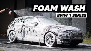 Dirty BMW 1 Series Foam Wash - Auto Detailing