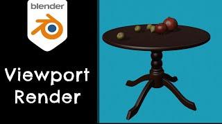 Viewport Render Image And Animation | Blender 4.2 Tutorial