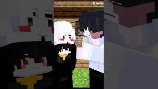 cute tit × otto = oti #shorts #youtubeshorts #minecraft #animation #love