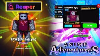 Eto With Reaper Trait Max Level 70 Evolution | New Meta Unit? In Anime Adventures Roblox